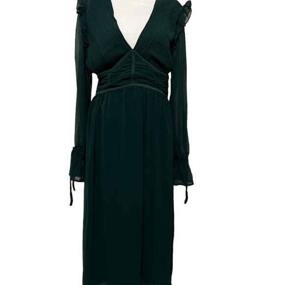 Lulu's Teal Long Sleeve Dress size large nwt - Picture 3 of 9